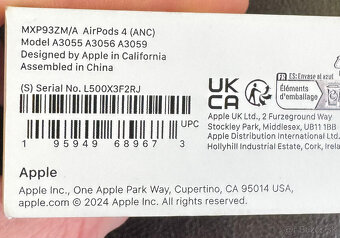 Apple AirPods 4 s ANC nové - 2