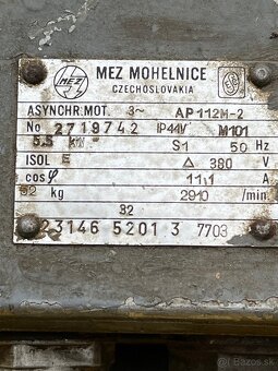 Predam asynchronny motor 3fazovy 5,5kw - 2