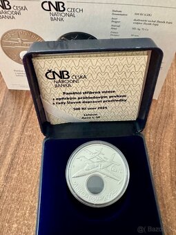 Strieborná minca 500 Kč 2025  Aero L-39 Albatros - 2