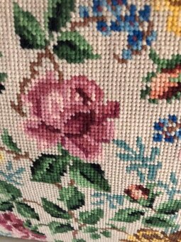 Velka kabelka gobelinka obojstranna vysivka - 2