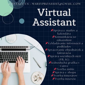 Hľadám prácu ako virtuálna asistentka – online. - 2