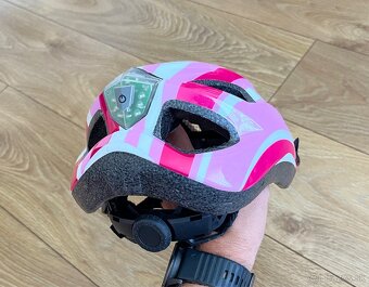 Detská cyklistická prilba Ružová - 2