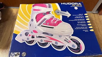 Dievčenské detské  in-line korčule. - 2