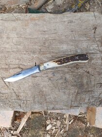 Poľovnícky zatvárací nôž ručne vyrobený - 2