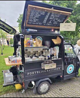 Coffee truck, Foodtruck pojazdná kaviareň Piaggio APE 50 VAN - 2