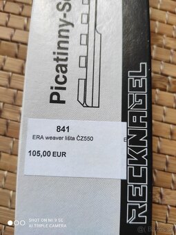 picatinny weaver lišta CZ550 - 2