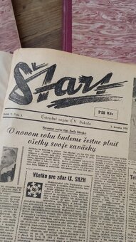 zviazané ročníky novín ŠTART 1949,50,51. - 2