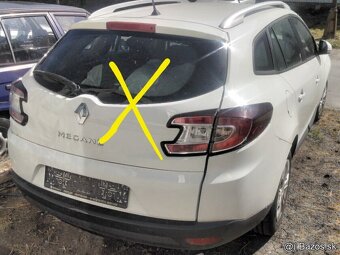 Renault Megane Grandtour III 1.6 2010 predám DVERE, NÁRAZNÍK - 2