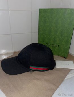Gucci black cap šiltovka - 2
