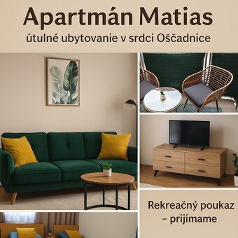 🏡 Apartmán Matias Oščadnica – centrum, klima, 5 osôb - 2