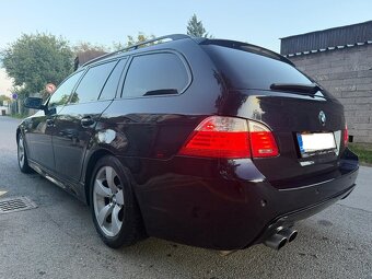 BMW 535d e61, Čr, 2. majitel, kombi, panorama atd - 2