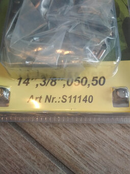 Lišta na motorovú pílu 35 cm+ 2 reťaze 3/8 - nová - 2