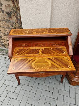 Intarzovaná písacia komoda - 2