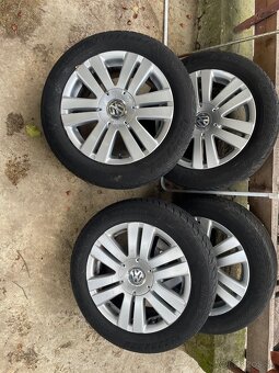 predám originál vw disky r16 + zimné pneu - 2