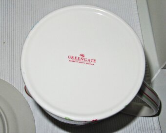 Green Gate džbán a tanier - sada - 2