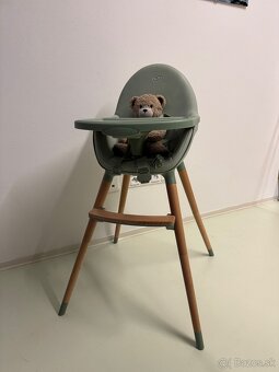 KINDERKRAFT Stolička jedálenská FINI2 Green - 2