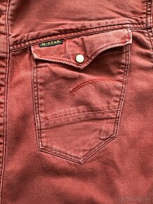 Pánska,kvalitná džínsová košeľa G STAR RAW - veľkosť M - 2