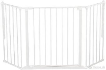 BabyDan Priestorová zábrana New Flex M 90-140 cm, biela - 2