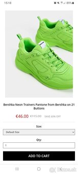 Tenisky BERSHKA PANTONE NEON - 2