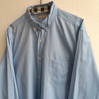 Burberry Brit modrá košeľa s dlhým rukávom elegantná XL - 2