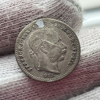 vzácny 20 krajczár 1870 gy.f - 2