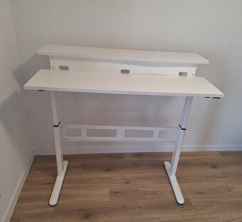 Ergo Table ET3.1 biely: Výškovo nastaviteľný stôl - 2