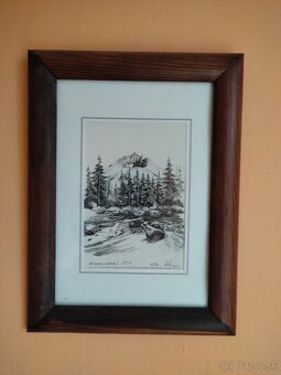 Drobné obrázky v ráme - 2