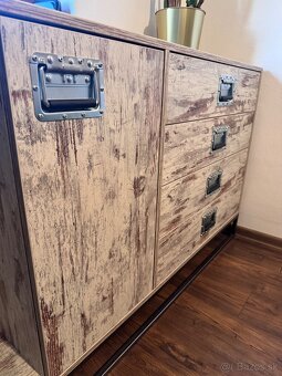 Komoda industrial/rustik - 2