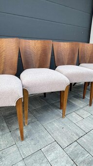 Prečalúnene stoličky Halabala H214. - 2