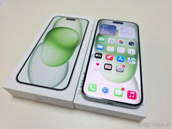 APPLE IPHONE 15 PLUS 128GB ,BATERKA 100%,ZÁRUKA - 2