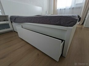 IKEA posteľ MALM + rošty - 2