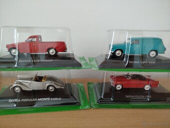Predám modely škoda 1:43. cena za kus. - 2