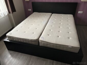 Manželská posteľ Malm Ikea 180x200 cm - 2