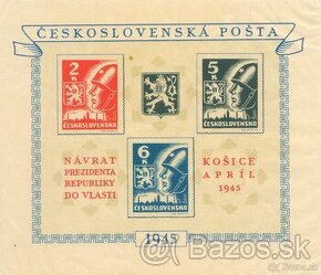 Poštové známky, filatelia: ČSSR 1945 komplet - 2