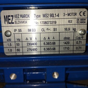 El.Motor 1,5 kw - 2