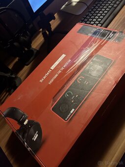 Predám studio set Focusrite Scarlett Solo Studio 4th gen. - 2