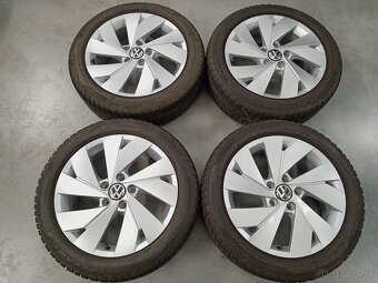 Predam zimne ALU 5x112 R17 6,5J ET46 ORIGINAL VOLKSWAGEN - 2