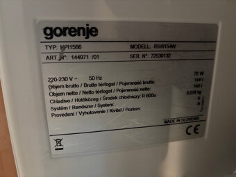 Vstavaná chladnička Gorenje - 2