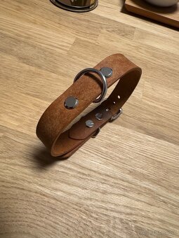 Obojok pre psa - pravá koža - 2