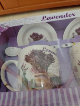 Sada šálok levanduľa - 2