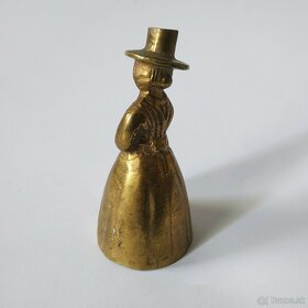 Starožitný zvonček v tvare ženy - 2