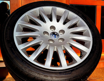 alu R18 5x108, senzory, zimné pneu, orig. Peugeot - 2