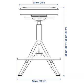 IKEA - TROLLBERGET stolička - 2