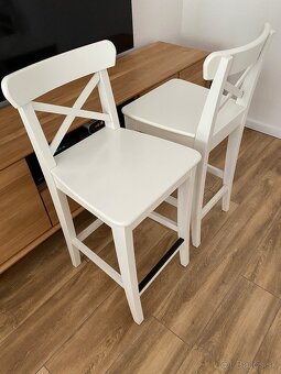 IKEA Ingolf barové stoličky 3 ks - 2