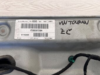 Mechanizmus sťahovania okna VW TOURAN - 2