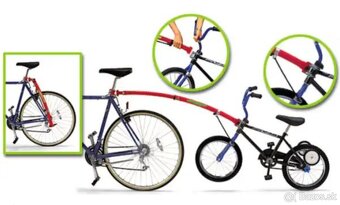 Btwin Robot 500 (16 kolesá) + Trailgator + košík Decathlon - 2