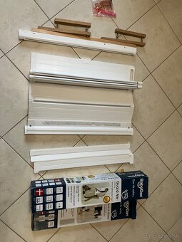 Zábrana BabyDan Guard Me lamelová 55-113 cm - samoskladacia - 2