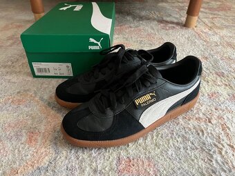 PUMA Palermo tenisky koža čierno biele veľkosť 41 - 2