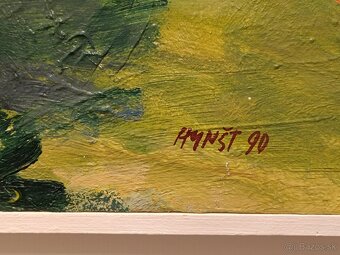 Obraz J.Hynšt, Vysočina Vel. Meziříčí, olej 50x65 - 2