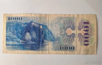 1000 Kčs bankovka - 2